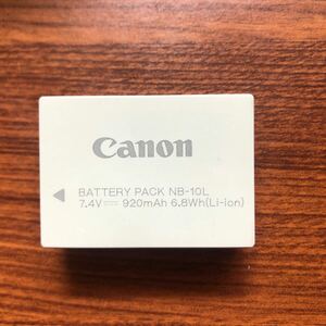 送料無料　満充電後電圧測定　NB-10L CANON キャノン 純正品