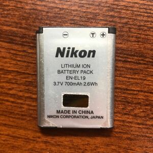 送料無料　満充電後電圧測定　EN-EL19 NIKON ニコン 純正品