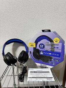 ［1円スタート］SONY PS4 HORI GAMING HEADSET STANDARD PS5対応　Bランク　ヘッドフォン