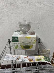 ［1円スタート］超美品！未使用！HARIO 茶茶急須　丸　急須　CHJMN-45 Aランク