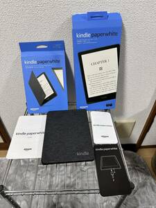 ［1円スタート］Kindle Amazon アマゾン キンドル ブラック Paperwhite Bランク　本体＋ケース