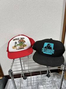 ［1円スタート］キャップ 帽子 XL-LARGE ニューエラ　フリーサイズ　Bランク