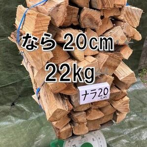 ナラ100%薪22kg 20cm中心 ソロキャン向け#135