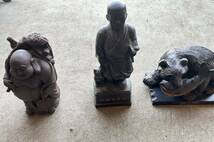 仏像 仏教美術 木彫 古美術 置物 当時物　コレクション　アンティーク　まとめ売り_画像2