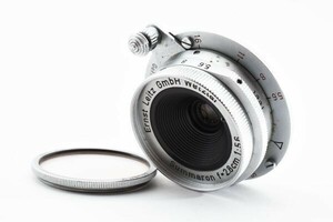 **Leica Summaron 28mm F5.6 2.8cm Leica red z marron single burnt point lens #6008**