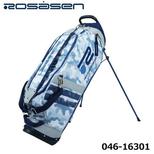 ロサーセン 046-16301 キャディバッグ Lグレー系 カモ(12) 軽量 スタンド型 8.5型 47インチ対応 3.2kg Rosasen 2022 46p 送料無料 即納