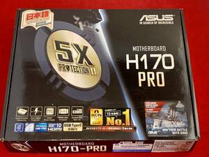 ☆ASUSTeK Intel H170搭載 マザーボード LGA1151対応 H170-PRO 【ATX】中古☆