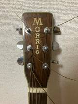 Morris MD-525S モーリス アコースティックギター 弦楽器 楽器 ハードケース付 _画像4