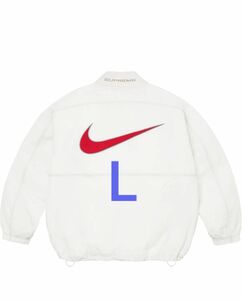 Supreme x Nike Ripstop Pullover ナイキ　ホワイト　L シュプリーム