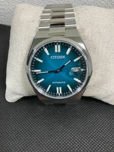 CITIZEN シチズン 8210-S126967 裏スケルトン グリーングラデーション文字盤 メンズ