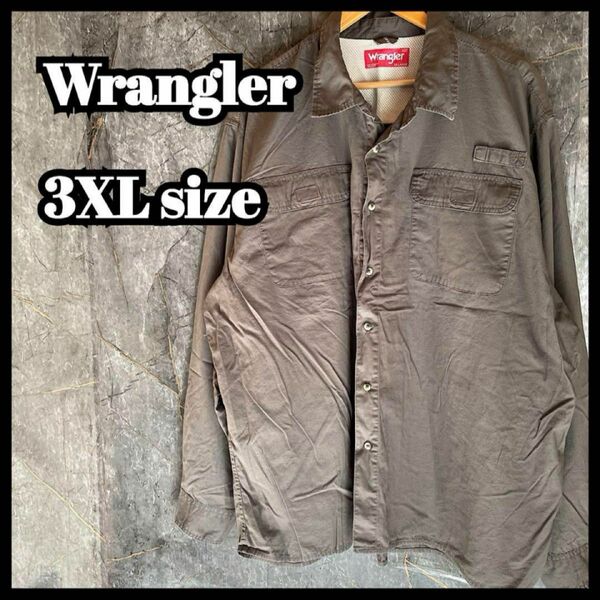 Wrangler ラングラー　カラーシャツ　ワークシャツ