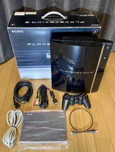 [美品]プレステ3 本体　60G　コントローラ　箱付き　PlayStation3 ソニー