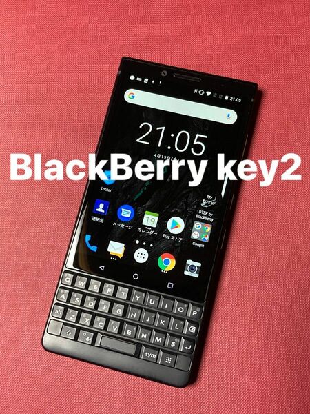 BlackBerry KEY2 BBF100-6　Dual SIM Black 64GB 海外版 SIMフリー