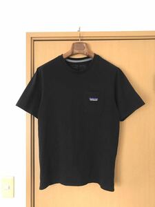 ☆patagoniaパタゴニア☆定番ポケット半袖Tシャツ黒メンズS