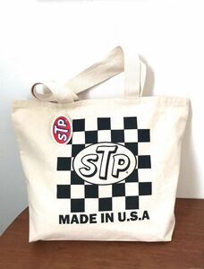 新品未使用☆定価4.950円☆made in USA【STP】アメカジモータースポーツトートバッグ男女共用