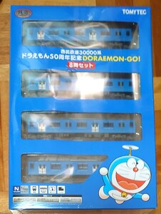 [Неиспользованная] Железнодорожная коллекция Seibu Railway 3000 серия Doraemon 50th Anniversary Doraemon -go!