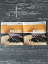 新品　D'Addario ダダリオ アコースティックギター弦 EJ15 2セット_画像1