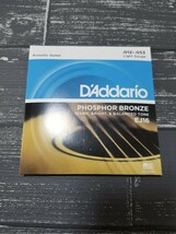 ★新品　D'Addario　ダダリオ アコースティックギター弦 EJ-16_画像1