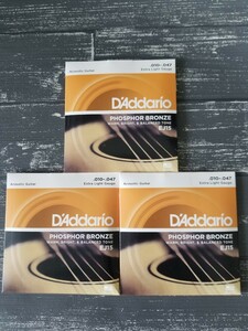 ★ New D'Addario Dadalio Акустическая гитарная строка EJ15 3 наборы