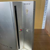 UTs184 【通電OK】 SONY ソニー PlayStation3 PS3 CECHH00 CECHZC1J 本体 コントローラー サテンシルバー_画像5