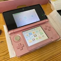 UTT348 ニンテンドー3DS CTR-001(JPN) 本体 セット ミスティピンク 簡易動作確認済み 現状品_画像3