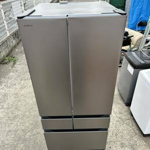 UTn694 【22年製】HITACHI 日立 R-KWC50R 冷凍 冷蔵庫 498L 観音開き 6ドア 2022年製 の画像2