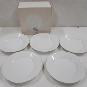 リチャードジノリ Richard Ginori ホワイト プレート 皿 食器 洋食器 5枚セット 【セ100】の画像1