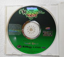 ディスクのみ ネヴァーウィンター・ナイツ + 拡張キット 日本語版 Windows CD-ROM PCゲーム 【セ170】_画像2