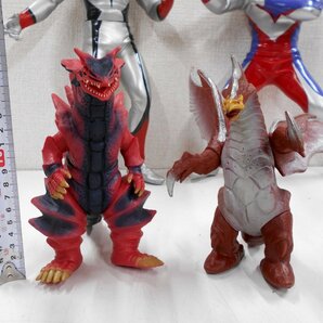 ソフビ ウルトラマンティガ 怪獣 1983 1994 1996 1997 2004 2006年 円谷プロ 8体セット フィギュア まとめて 当時物 現状品 【セ188】の画像4