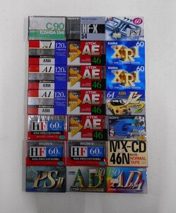  cassette tape set sale 21 point set unused goods [se206]