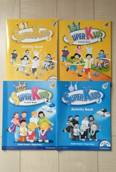 スーパーキッズSuper Kids2-3(2セット) 計6冊CD4枚付き