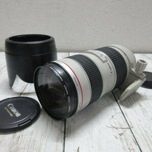 1.1円 CANON ZOOM LENS EF 70-200mm 1:2.8 L ULTRASONIC キャノン ウルトラソニック カメラレンズ ET-83Ⅱ  【星見】の画像1