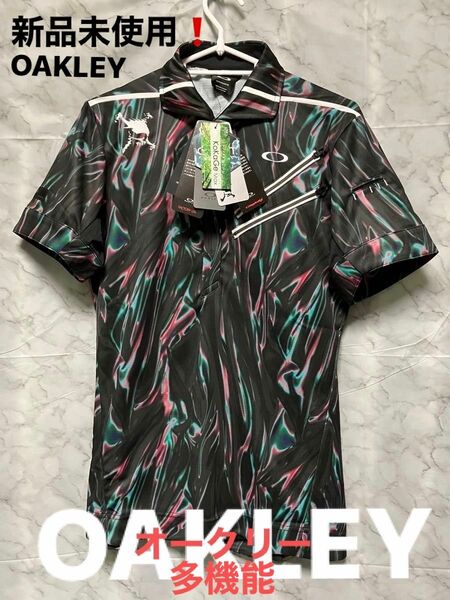 新品未使用! 定価13,200円 OAKLEY オークリースカル 吸汗速乾 肌面ドライ SKULL SPLENDOR SHIRTS