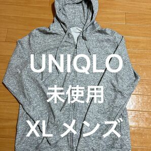 UNIQLO XL メンズ ジップアップパーカー パーカー ユニクロ ジップアップ 薄手