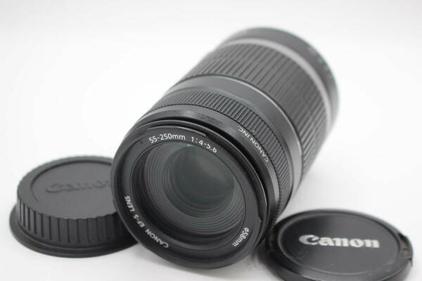 外観極美品◆Canon キャノン EF-S 55-250mm F4-5.6 IS◆0422(89415)