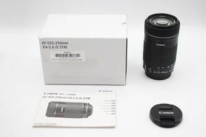 極美品◆Canon キヤノン EF-S 55-250mm F4-5.6 IS STM◆0425(07468)