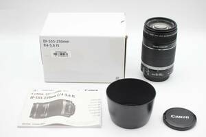 極美品◆Canon キヤノン EF-S 55-250mm F4-5.6 IS◆0425(38943)