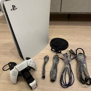 SONY PlayStation5CFI-1000A ディスクドライブ搭載モデル コントローラースタンド付きの画像1