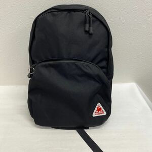 〇【6551】ルコック le coq sportif PC収納可 バックパック リュックサック デイバッグ BAG 鞄 かばん 黒