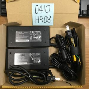 （0410HR08）送料無料/中古/Chicony チコニー/A12-120P1A/19.5V/6.15A/純正 ACアダプタ 2個セット