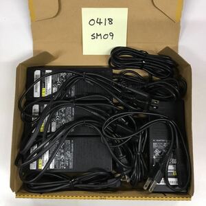 (0418SM09) free shipping / used /FUJITSU Fujitsu Fuji tsuu/FMV-AC325/19V/4.22A/ original AC adapter 4 piece set 