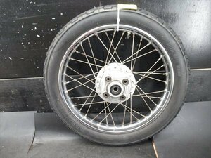 J1R6-0412 ホンダ ベンリィ CB125S リアホイール タイヤ 【CB125S～ 動画有】