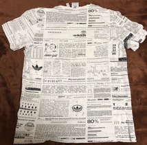 adidas アディダス Tシャツ 総柄 Mサイズ 中古古着_画像2