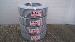 ☆富士電線工業　VVFケーブル　VVF1.6mm×3芯　VVF1.6-3C　VA1.6-3C　400m　新品☆