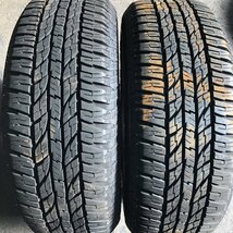 [T0370J5A]@ ヨコハマ GEOLANDAR A/T 245/65R17 2021年製 夏タイヤ Jeep コマンダー 純正アルミホイール 17×7.5J+43.8 4本セット_画像3