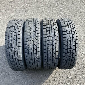 [24T00501S]@ 155/70R12 ダンロップ WINTER MAXX WM02 2019年製 スタッドレスタイヤ 4本セット