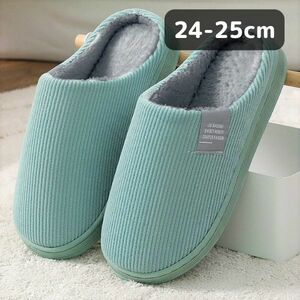  room shoes slippers warm .......24-25 green #0008