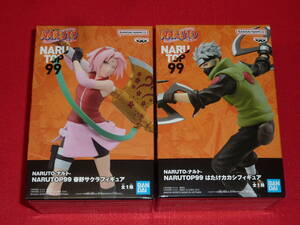 ☆送料510円～　はたけカカシ　春野サクラ　2種セット　NARUTO ナルト　NARUTOP99　はたけカカシフィギュア 春野サクラフィギュア