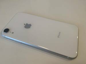 売り切り!!美品 ホワイト白iPhone XR本体 128GB SIMフリー アイフォン バッテリー84% 動作確認OK済み 不具合無し 画面割れ無/レターパック