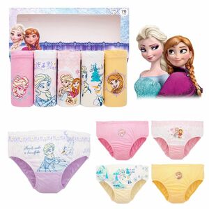 新品　子供パンツ　ショーツ５枚セット 　綿100% アナと雪の女王 100